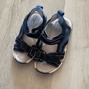 Nero Giardini suede leather Italian sandals navy blue boys casual size 27 Euro